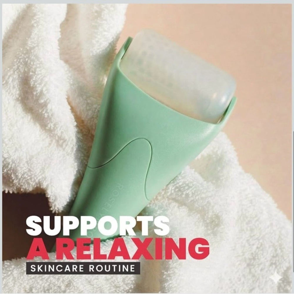 NEW - Ice Roller for Face & Gua Sha Facial Tools - Wrinkles Fine Lines Puffiness - Picture 4 of 9